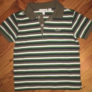 LACOSTE Boys size 6 Polo Excellent Condition